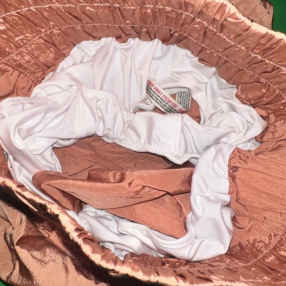 FP Movement by Free People High-Waist Ruched Shorts — Orange size Small - Picture 5 of 6